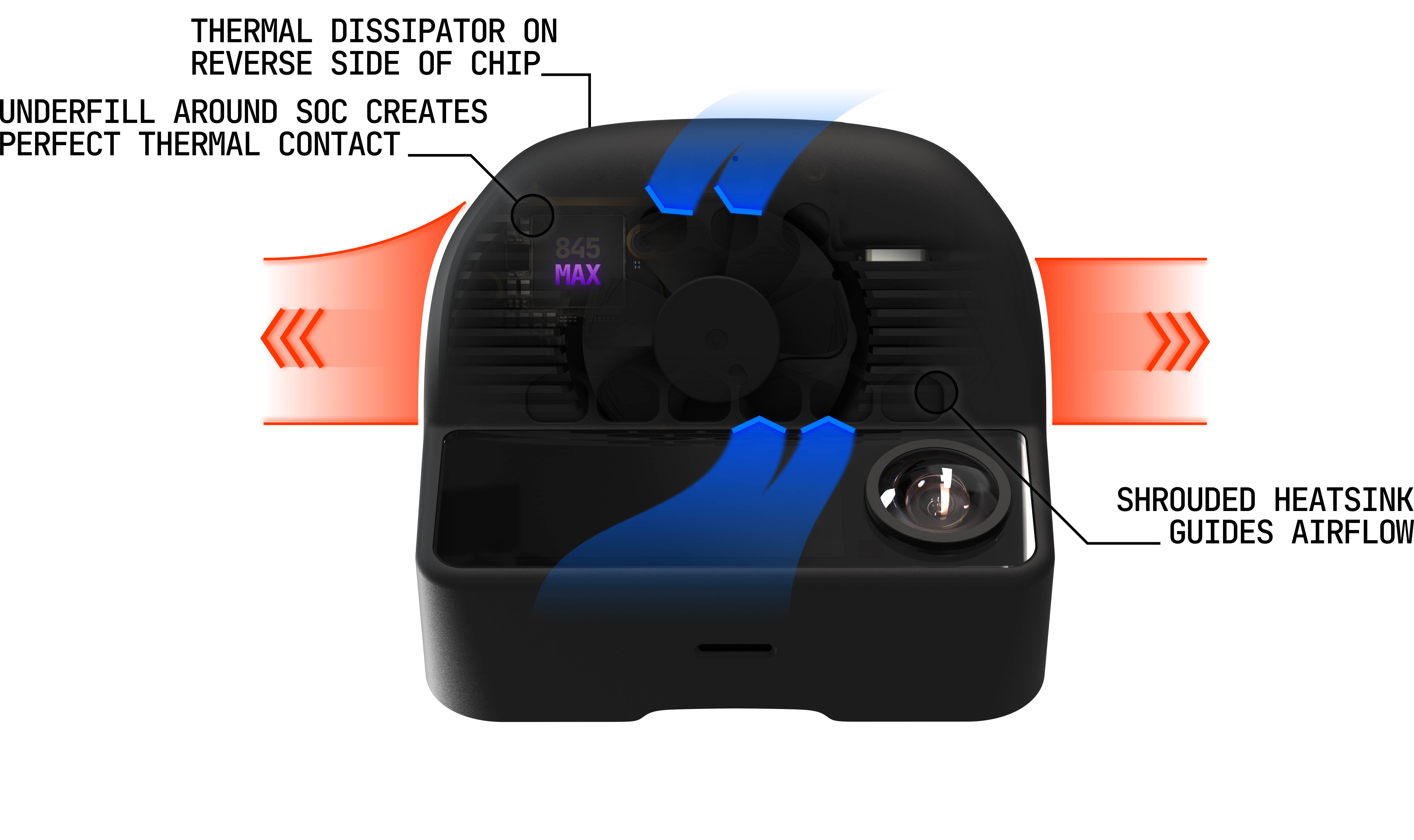 comma four cooling system